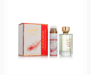 KIT LATTAFA MAHASIN CRYSTAL EDP 100 ML 2 PIEZAS