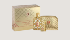 KIT ROYAL AMBER EDP FEMININO (80ML+7,5ML+RECARREGÁVEL+NÉCESSAIRE